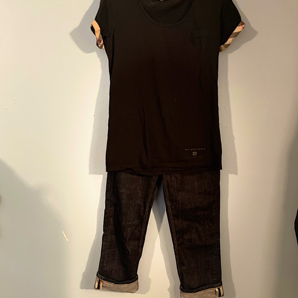 BURBERRY BRIT cuff or no cuff boyfriend jeans - Picture 2 of 15